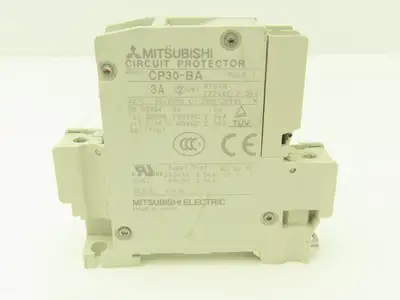 Mitsubishi Electric CP30-BA 3A Circuit Protector 1 Pole M Curve Lot of 11