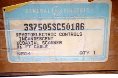 NEW GENERAL ELECTRIC 3S7505SC501A6 PHOTOELECTRIC SCANNER