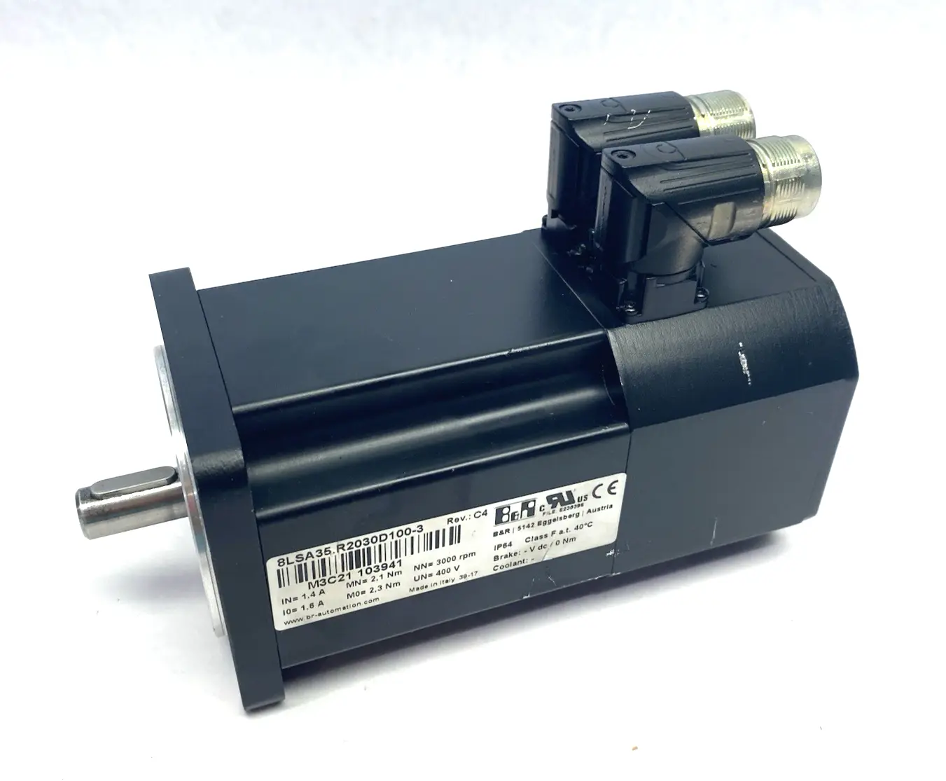 Used B&R Industrial Automation Synchronous Servo Motor 8LS, Self-Cooling, Construction A Servo Motors Michigan US | Maverick Industrial Sales #1389859
