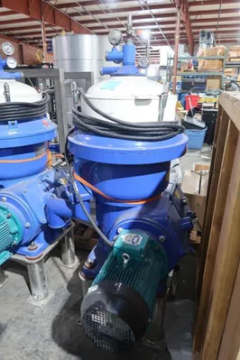 (4) Alfa-Laval MOPX 207 SGT-24-60 oil purifier skids, SS.