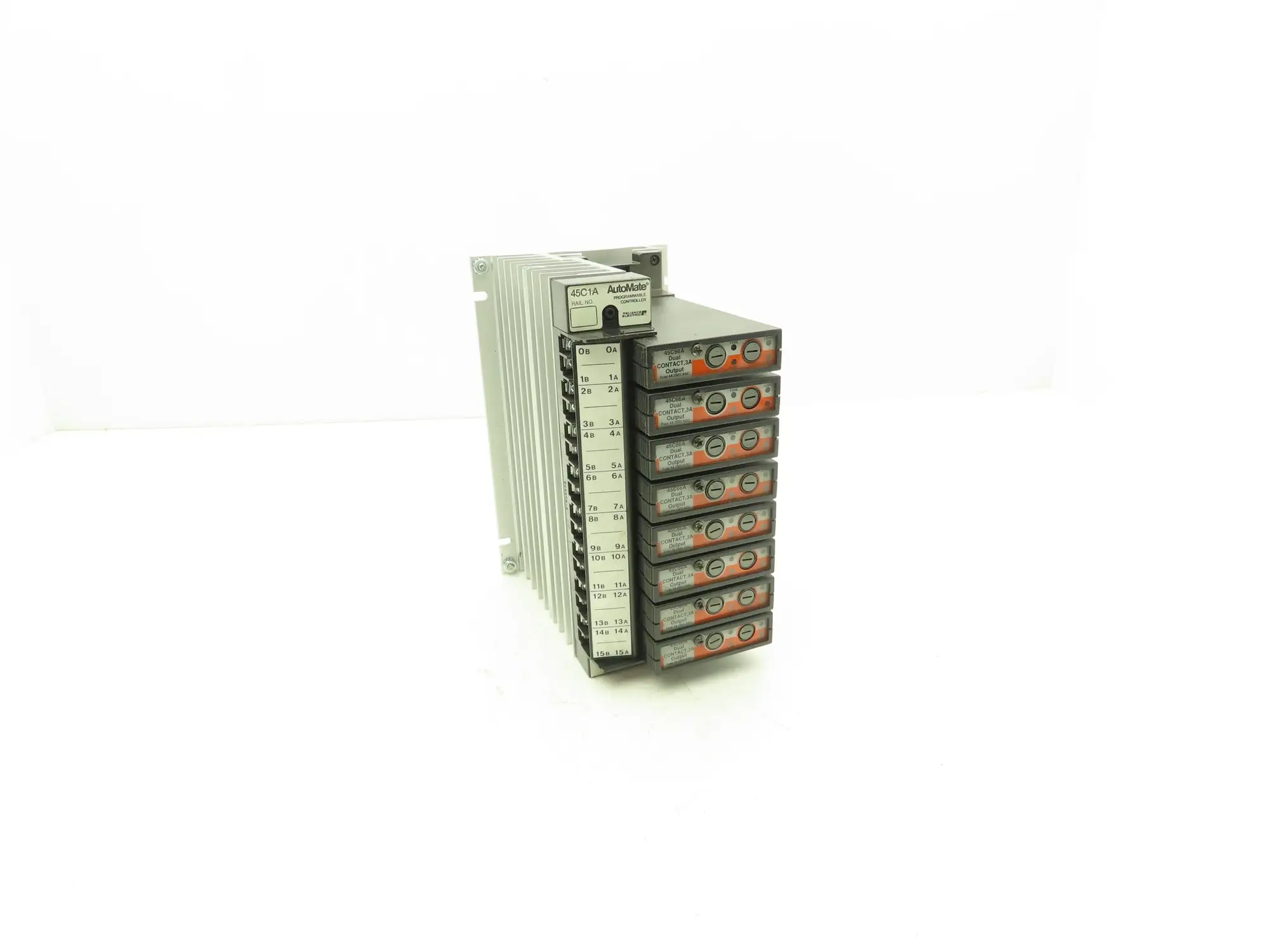 Reliance Electric 45C1A AutoMate Programmable Controller W/8 Dual 24V Outputs
