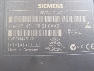 SIEMENS 6ES7 421-1BL01-0AA0 MODULE 6ES74211BL010AA0
