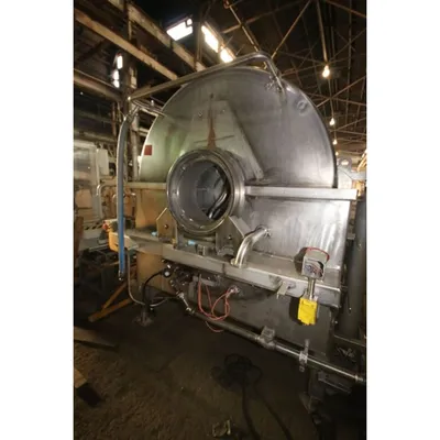 Used Lyco 58" dia. Stainless Steel Rotary Drum Steam Blancher