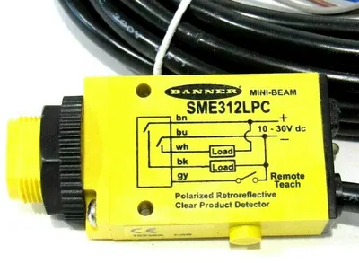 NEW BANNER ENGINEERING SME312LPC PHOTOELECTRIC SENSOR