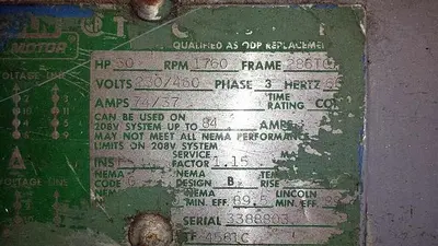 HYDRAULIC UNIT, 30 HP, LINCOLN (USED)