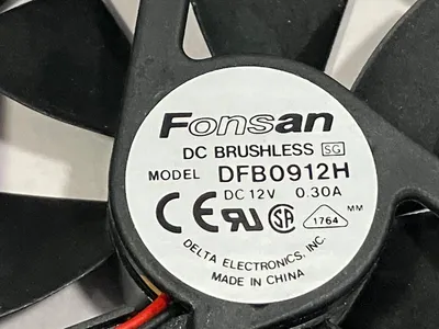 DFB0912H | Fonsan  DC Brushless Fan 12V 0.3A - Open box