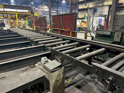 60' X 42" POWERED ROLLER CONVEYOR: STOCK #22909