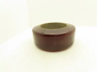 13"x 5-1/2"x 8" Press-On Forklift Tire Polyurethane Smooth Cushothane Red