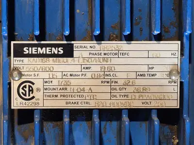 NEW SIEMENS KAD168-M160L4-L150/80NH