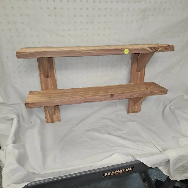 Cedar 1" Thick Double Wall Shelf