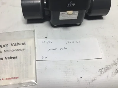 ITT 010-2451-923-OWB 1” Dia-Flow Diaphragm Valve new