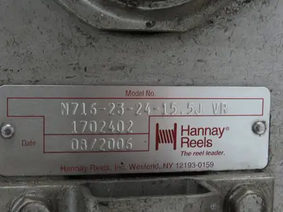 Hannay Reels Retractable Industrial Air Hose Reel 1/2" Lot Of 2