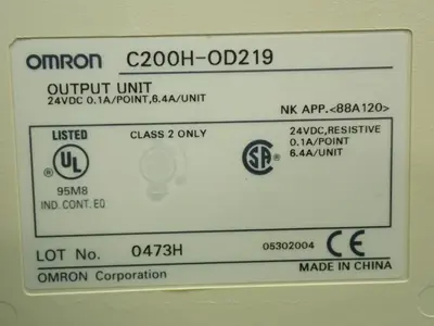 Used OMRON C200HOD219 Input / Output Modules | HGR 24 #733539