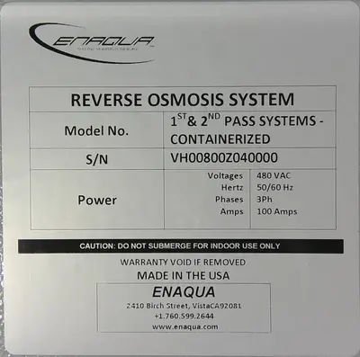 USED ENAQUA 2 PASS