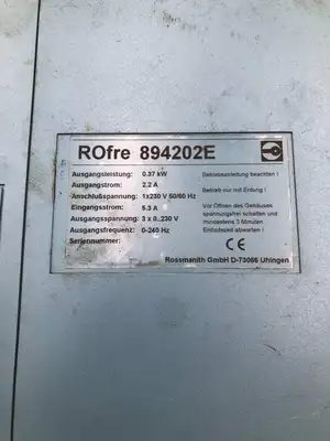 ROfre 894202E 0.37kW AC Inverter Drive 230V 2.2A 0-240Hz