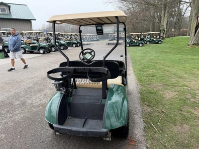 (1) 2015 E-Z-Go golf cart with a Kawasaki gas engine, includes club and ball washer, does not includ...