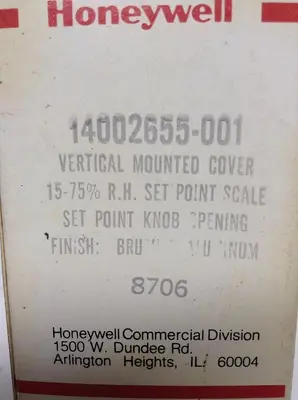 New | in-Stock HONEYWELL 14002655-001 HVAC Parts and Equipment | Surplus Asset Holdings #1190138