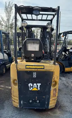 Used 2015 CATERPILLAR EC25N2 4-Wheel Sit down Electric Counterbalance Forklifts Florida US | Forklift Exchange #1274665