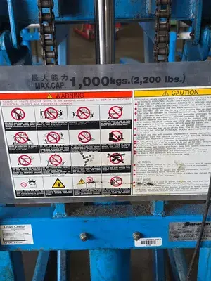 USED BISHAMON SKIDLIFT 2200LBS