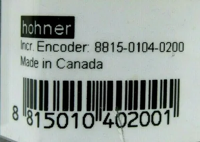 NEW HOHNER 8815-0104-0200 ENCODER 881501040200