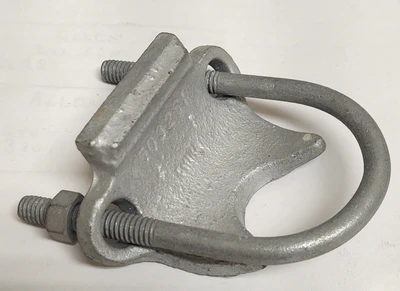 🔥 New (6 PCS) Conduit Clamp, 1-1/2", Malleable Iron, Right Angle 503251