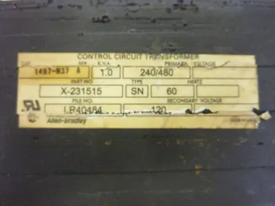 USED ALLEN BRADLEY 1497-N37 SER A