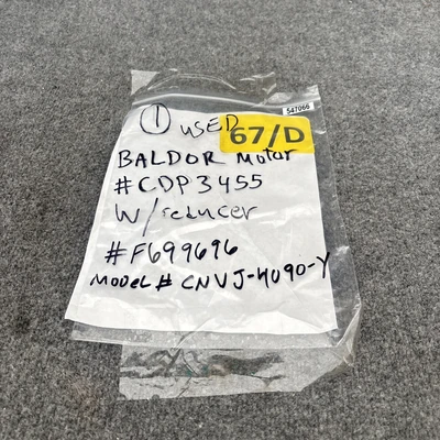 Used Baldor CDPWD3455 D.C. Motors California US | Davliegogo LLC #1729086