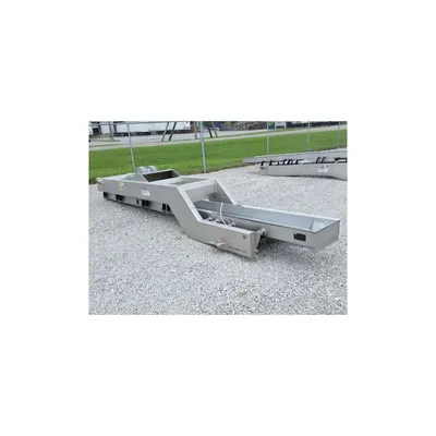 Used KEY TECHNOLOGY Stainless steel VIBRATING CONVEYOR