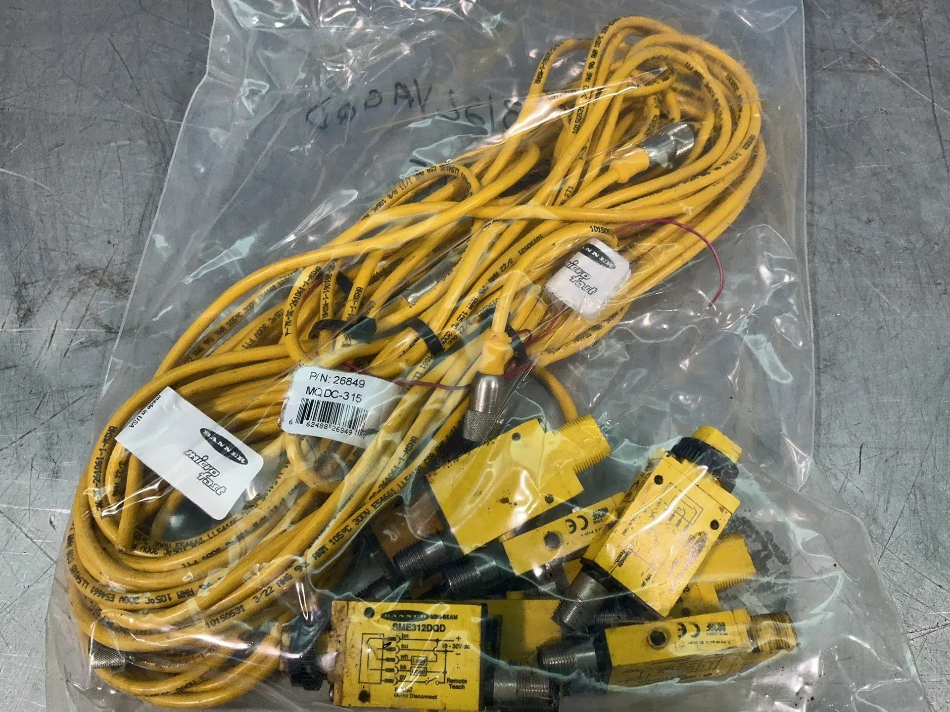 Used BANNER ENGINEERING SME312DQD / MQDC315 Photoelectric Sensors Ohio US | HGR 24 #1572246