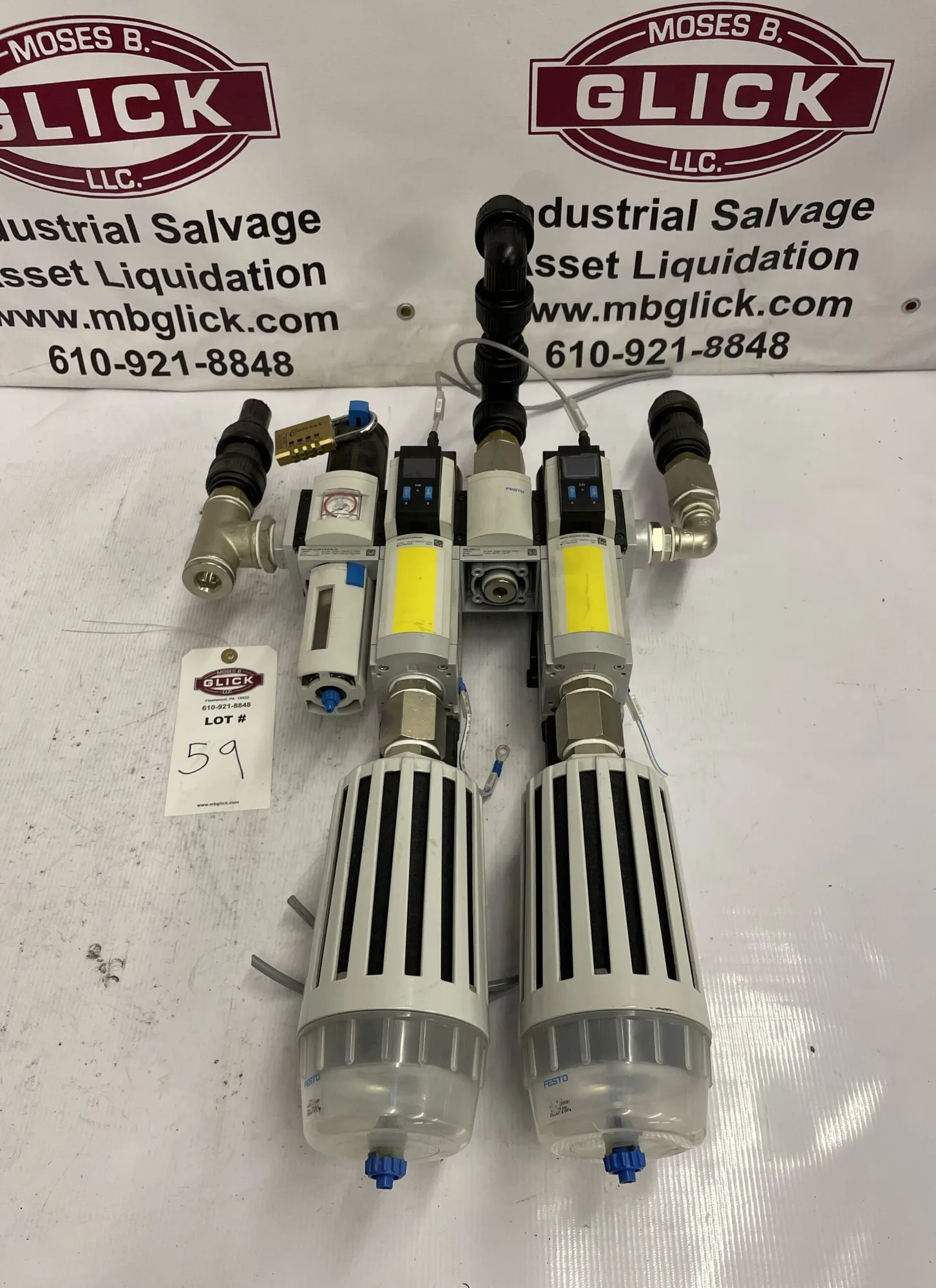 Festo MS6-SV-1/2-E-10V24-SO-AD1 Pneumatic Soft Start/Quick Exhaust Control Valve