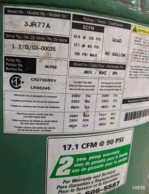 USED SPEEDAIRE 3JR77A