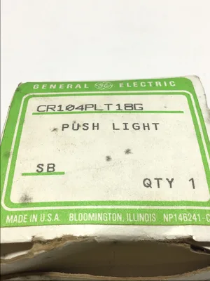 General Electric CR104PLT18G Pushbutton Light