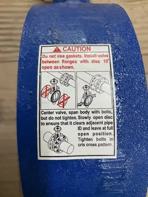 Deltech DN125/5” Valve