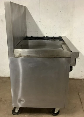 152-0226 Southbend X448EE-2GL 4-Burner Natural Gas Oven/Griddle/Stove