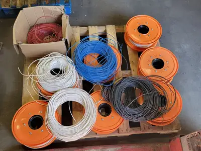 RW90 Cable Wire 12AWG 1/C 600V Black/Red/White/Blue (1 Skid)