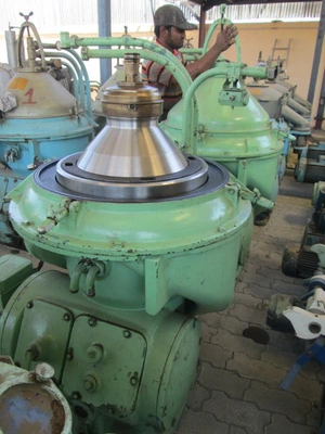 (8) Alfa-Laval FOPX 609 TFD-24-60 oil purifiers, 316SS.