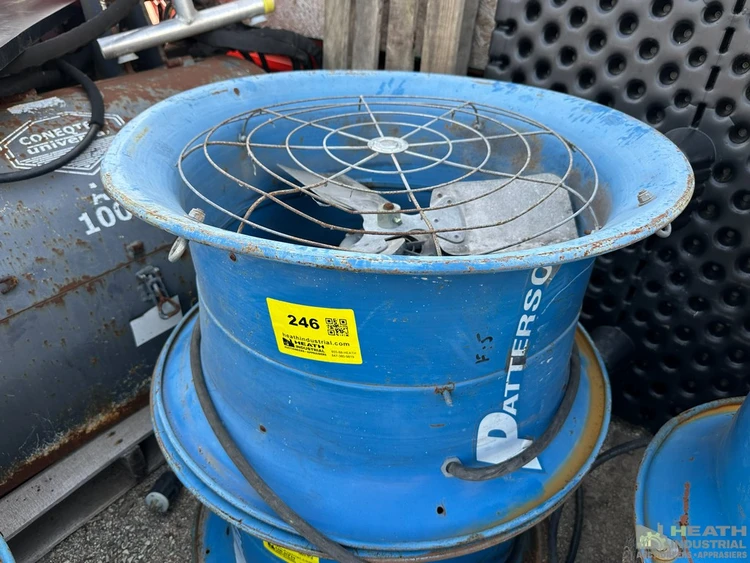 Used _UNKNOWN_ PATTERSON 29 IN HIGH VELOCITY INDUSTRIAL FAN 208-230/460V Fans Illinois US | Heath Industrial Auction Services #1549856