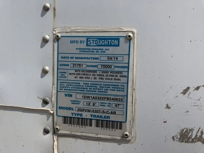 Used 2015 STOUGHTON _UNKNOWN_ Box Trailers Indiana US | Miedema Asset Management Group #1414382