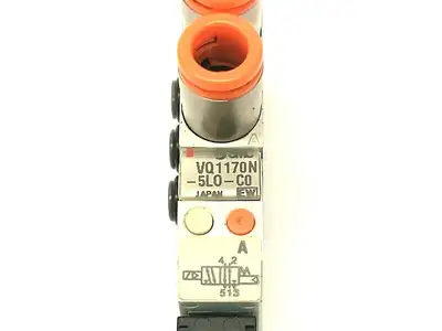 VQ1170N-5LO-C0 | SMC  Solenoid Valve 24 VDC 1/4 NPT - New – Open box