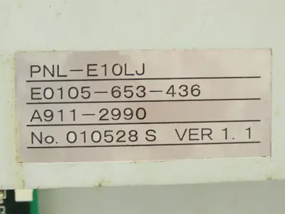 Okuma OSP-E100L Operator Control Panel PNL-E10LJ Monitor Assy LU-25 CNC Lathe