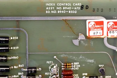 USED WARNER & SWASEY 8940-6758D INDEX CONTROL BOARD 89406758D