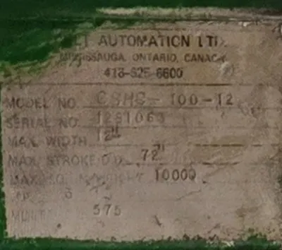 1992 Colt Automation CSHC-100-12 Coil Cradle Straighteners | Universal Press & Machinery (UPM) (7)