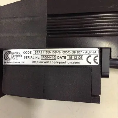 USED COPLEY CONTROLS STA1116S-156-S-R05C-SP107-ALPHA