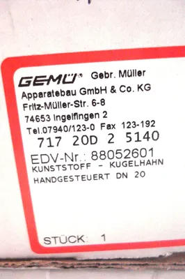 NEW GEMU 717 20D 2 5140 SWITCH I-DE-88052601