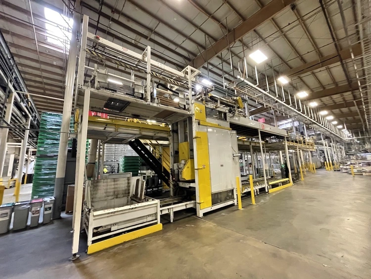 Used SENTRY HIGH LEVEL Palletizers | Beverage Industries #1359549