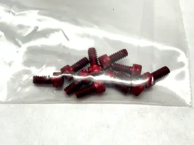 RASC0812-8A4 | 4-40 x 1/4 SHCS Red Screws PKG OF 10 - New