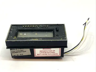 USED VEEDER-ROOT TOTALIZER HOURMETER TIMER 8-DIGIT LCD