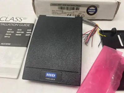 USED HID MULTICLASS RP40 SMART CARD WALL SWITCH READER