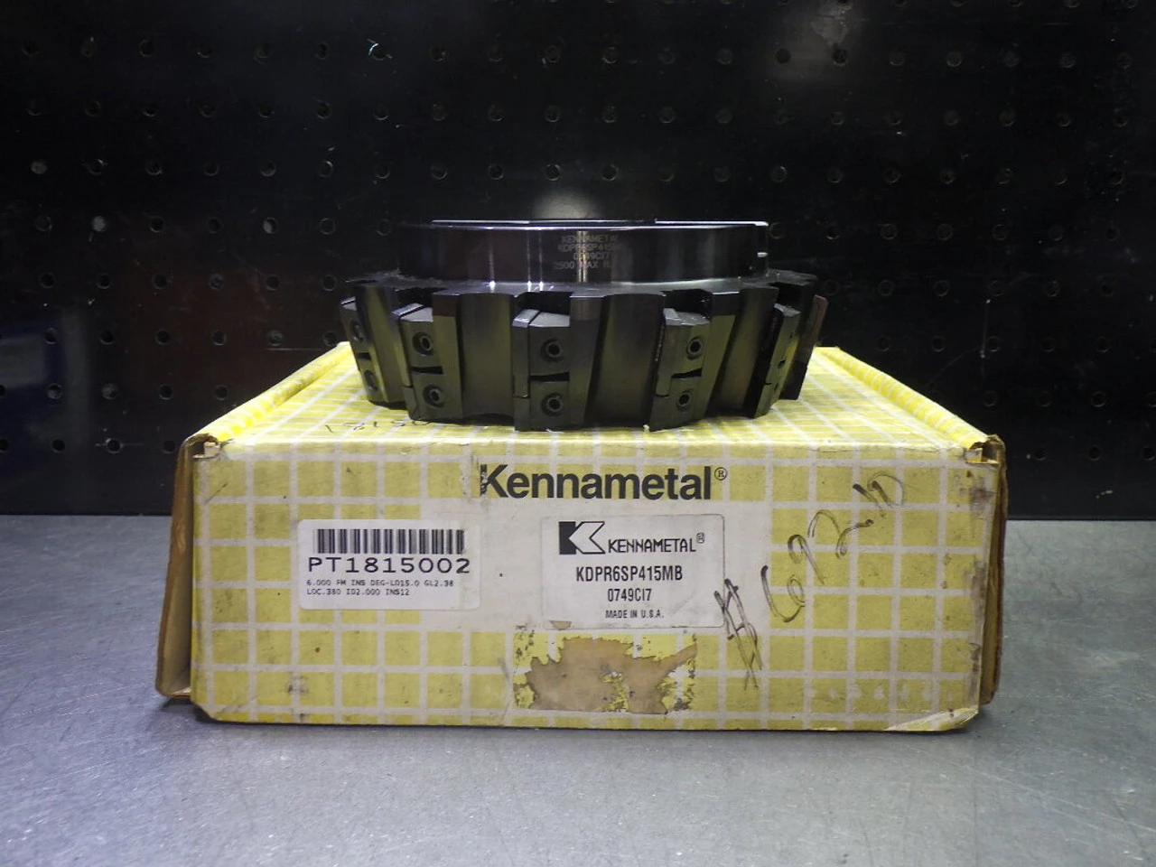 Kennametal 6.125" Indexable Facemill 2" Arbor KDPR6SP415MB (LOC2535)