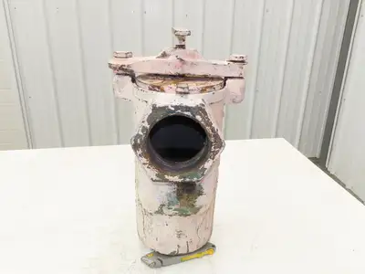 Hayward Model 72 Simplex 3" NPT Inline Basket Strainer Cast Iron 200 PSI